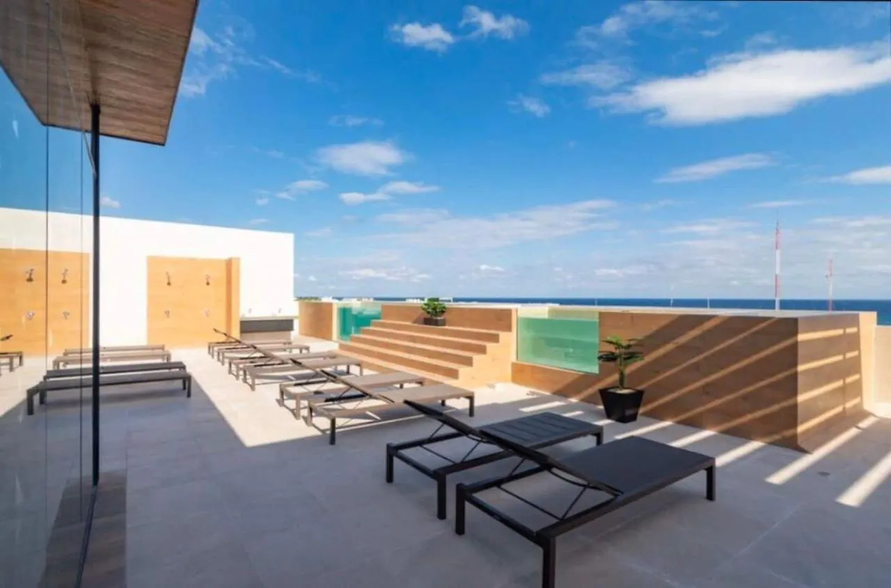 신데 델 카르멘 Precioso Departamento 5Ta Av. Hermoso Roof Top! 아파트